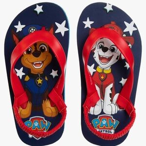 Paw Patrol Kids Flip Flops with Red Straps